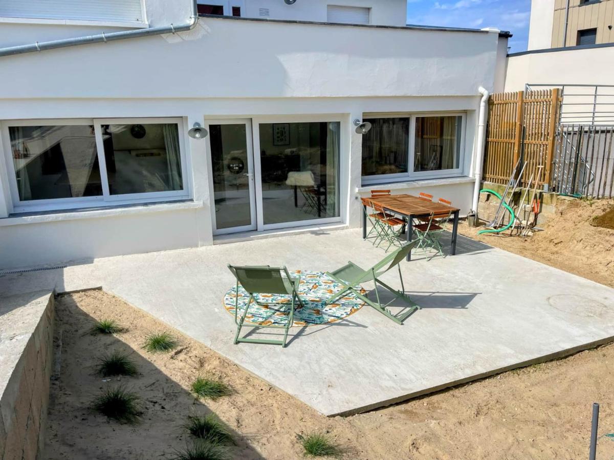 Le Beachhaus - Appartement Avec Jardin A 100M De La Mer Cucq Kültér fotó